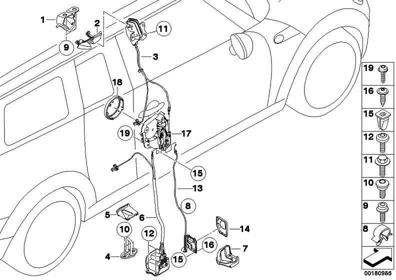BMW純正ドアオープナークラブドアミニ（51226963784）| 51226963784