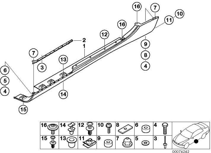 disc 3シリーズ6シリーズx3 x5 z4 z8（51233447111）を備えたBMW純正Torxネジ| 51233447111