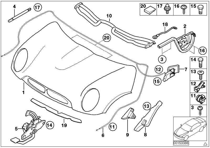 BMW純正kugelzpffen m8 mini（51237131776）| 51237131776