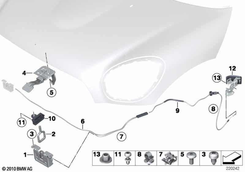 BMW本物のボーデントレインフロント（51239801597）| 51239801597