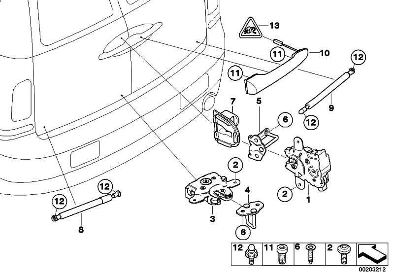 MINI（51247167499）の下のBMW本物のロックブラケット| 51247167499