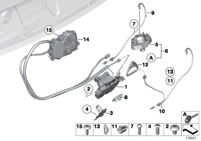 BMW純正キャッスルテールゲート3シリーズ7シリーズX5（51247269543）| 51247269543