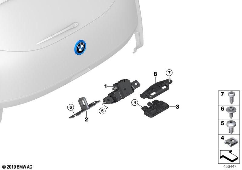 BMW Genoine Button Tailgate（51247315602）| 51247315602