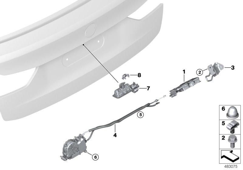 BMW純正ドライブセルボルフリーテールゲート（51247411760）| 51247411760
