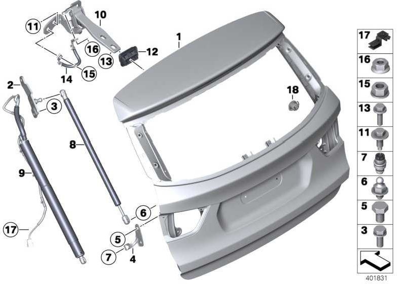 BMW純正スピンドルドライブ右X3（51247432742）| 51247432742