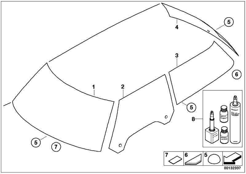 BMW本物のヘックディスクグリーン（51310643624）| 51310643624