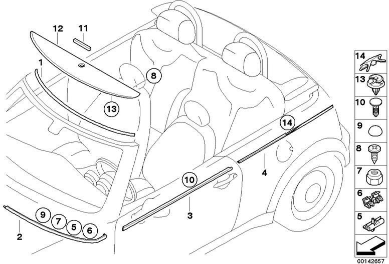BMW本物の距離ピース（51317033038）| 51317033038