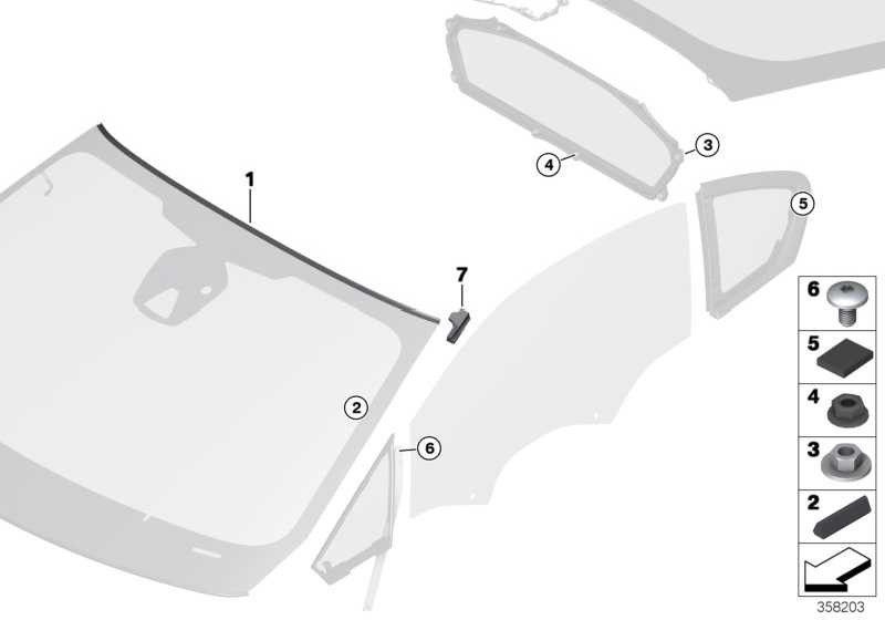 Kafas（51317310765）の上のBMW純正カバーフロントウィンドウ| 51317310765