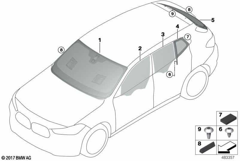 BMW純正ヘックディスクサンプロテクションガラスSSG（51317423860）| 51317423860