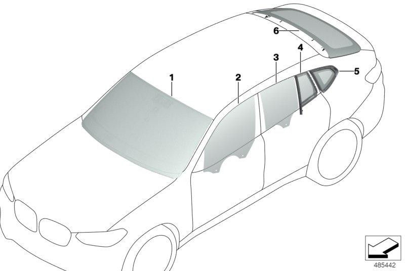 BMW純正ヘックディスクサンプロテクションガラス（51317424027）| 51317424027