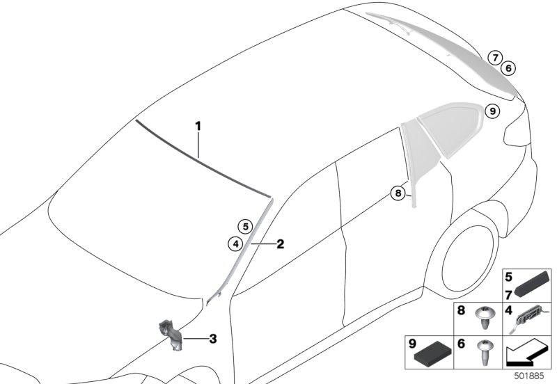 右のBMW純正水協会（51317429616）| 51317429616