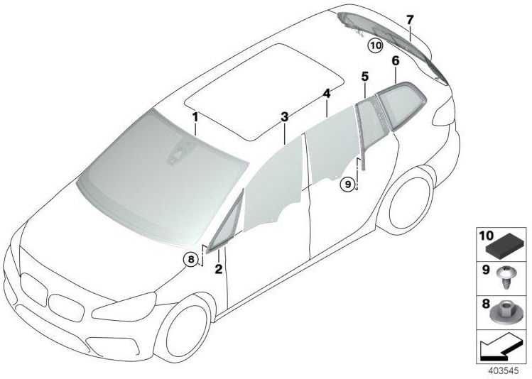 BMW純正ヘックディスクサンプロテクションガラスSSG（51317466416）| 51317466416