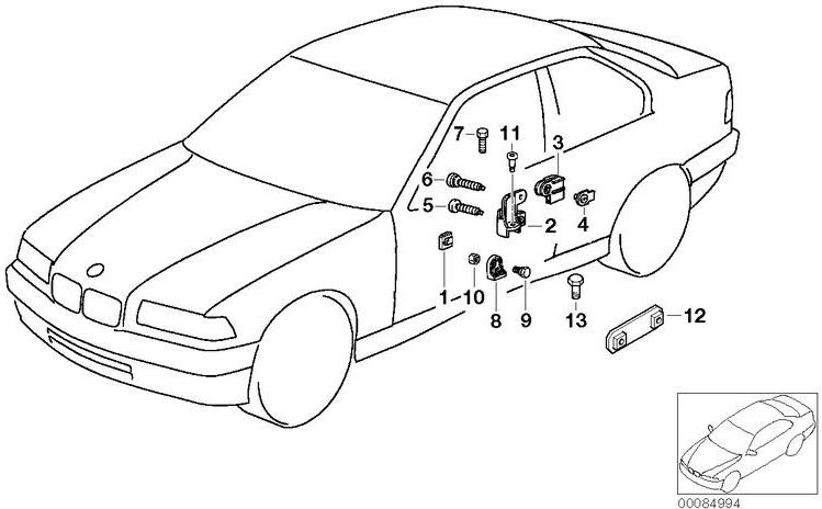BMW純正6癌M6x10（51321977855）| 51321977855