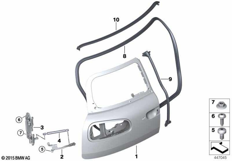 BMW純正シールスプリットドア（51337352251）| 51337352251