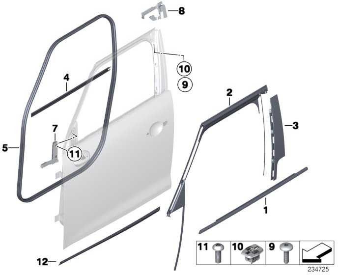 BMW純正ブレンドb-パレンドアフロント右ミニ（51339800552）| 51339800552