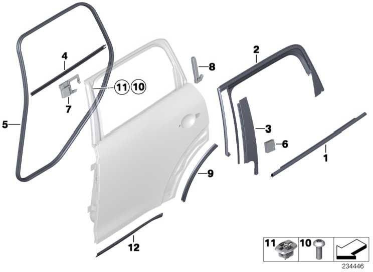 BMW純正シール右ミニ（51359807076）| 51359807076