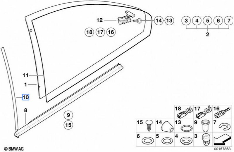 BMW左側の本物の絞りBコラム（51365A097A3）| 51365A097A3