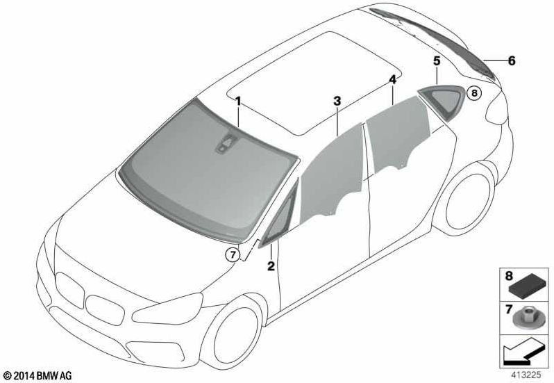 BMW純正三角形ディスクファーム右ベース（51377321944）| 51377321944