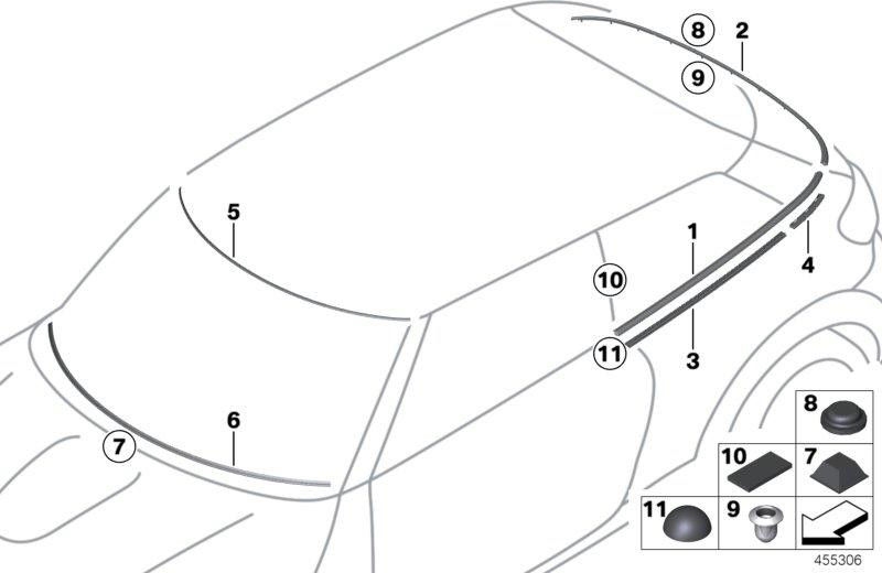 BMW純正シャフトカバー右（51379810482）| 51379810482