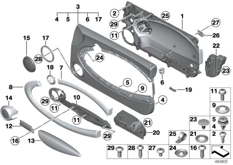 BMW本物のカバースピーカーSchwarzchrom Li。 MINI（51412756571）| 51412756571