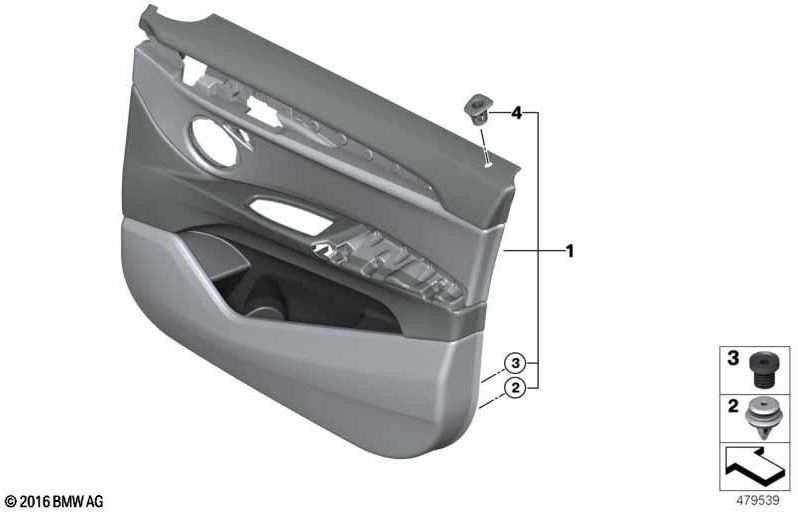 BMW左のMokka/Nutbaum（51417438059）| 51417438059