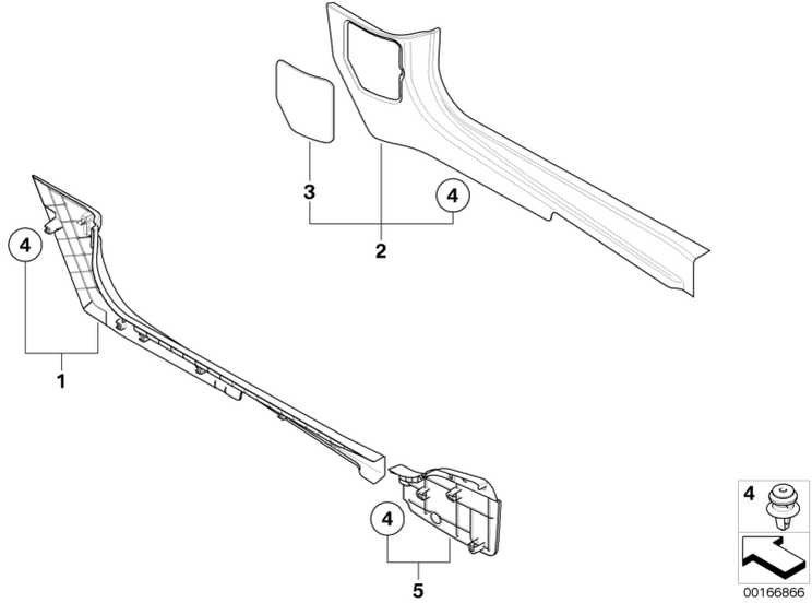 BMW純正蓋のサイドカバー右カーボンブラックミニ（51432753378）| 51432753378