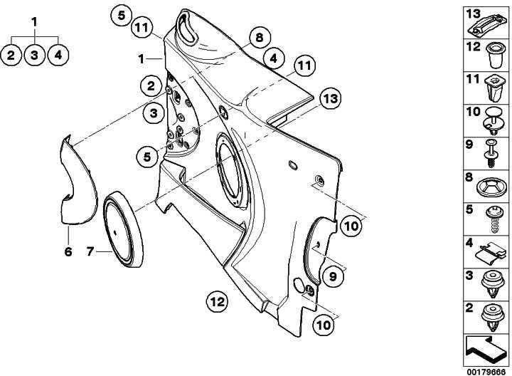 BMW純正カバースピーカークロム上のクロム（51432757986）| 51432757986