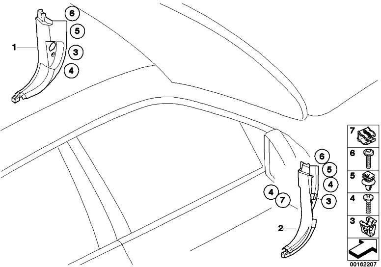 BMW左下のgrey灰色x5 x6（51436967165）| 51436967165