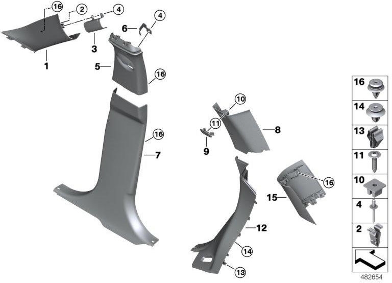 BMW純正絞りD-Column Black（51437413803）| 51437413803