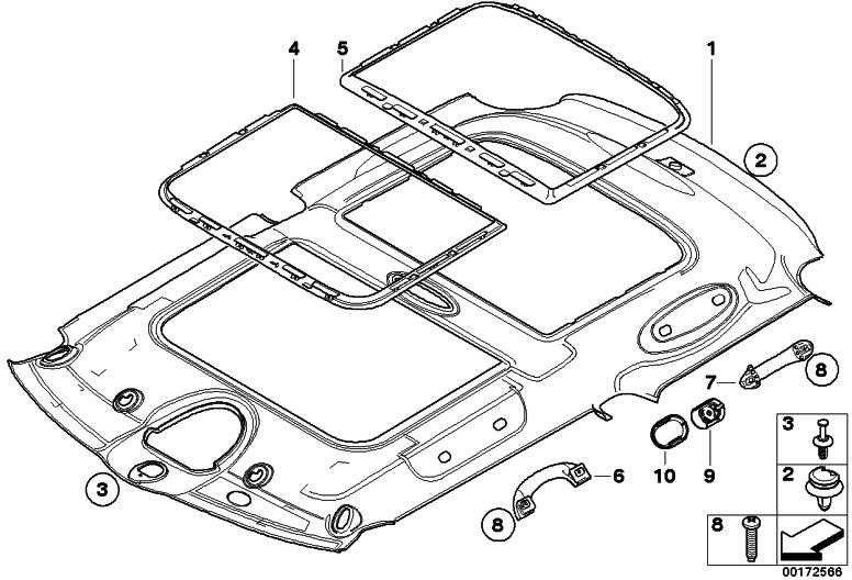 BMW本物のハンドルコントロール右カーボンブラックミニ（51442753144）| 51442753144