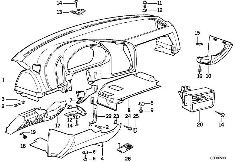 BMW左下の本物のクラッディング左0318/638/639 SW（51452257877）| 51452257877