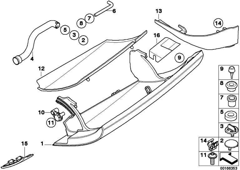 BMW純正トルクススクリュー付き6x20 mini（51452756345）| 51452756345