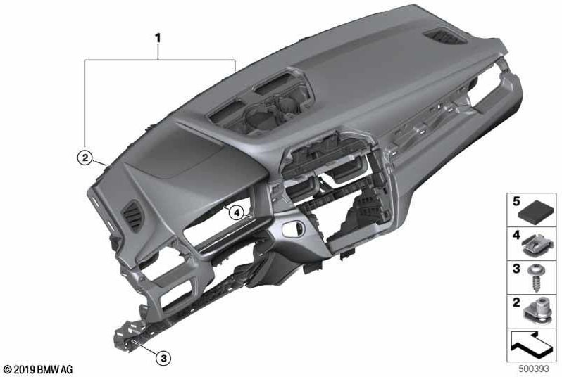 BMW純正インストゥルメンテルヘッドアップディスプレイブラック/ブラック（51456969855）| 51456969855
