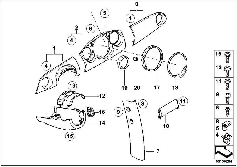 BMW純正Zierring Silver（51457055727）| 51457055727