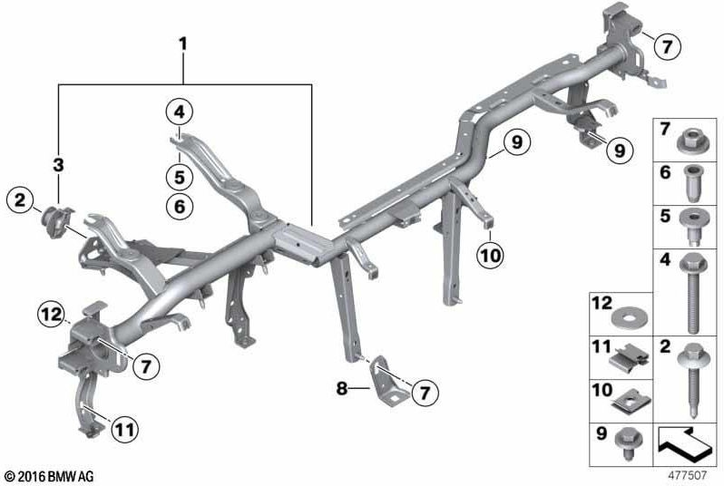 BMW純正キャリアインストルメントパネル（51458066699）| 5145806699