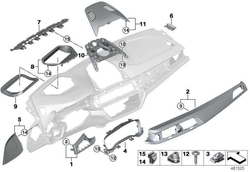 BMW本物のブレンドI-Tafel Alu RhombicleドライバーPerlgloss Chrom（51458070619）| 51458070619