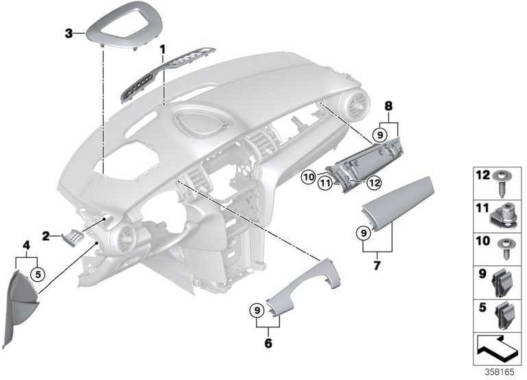 BMW純正ブレンドヘッドアップディスプレイ（51459262428）| 51459262428