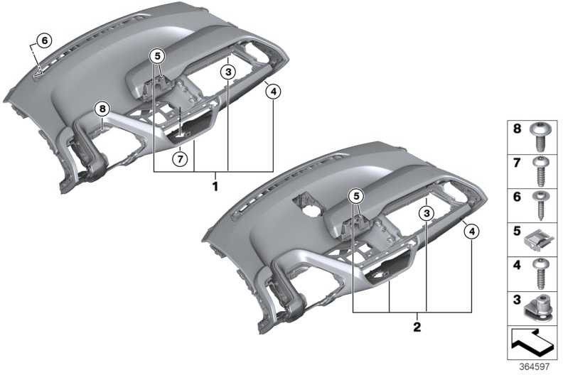 BMW本物のクリーニングインストルメントパネルAragazgrau i3（51459282684）| 51459282684