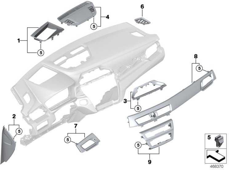BMW本物のブレンドスピーカーX1（51459292135）| 51459292135