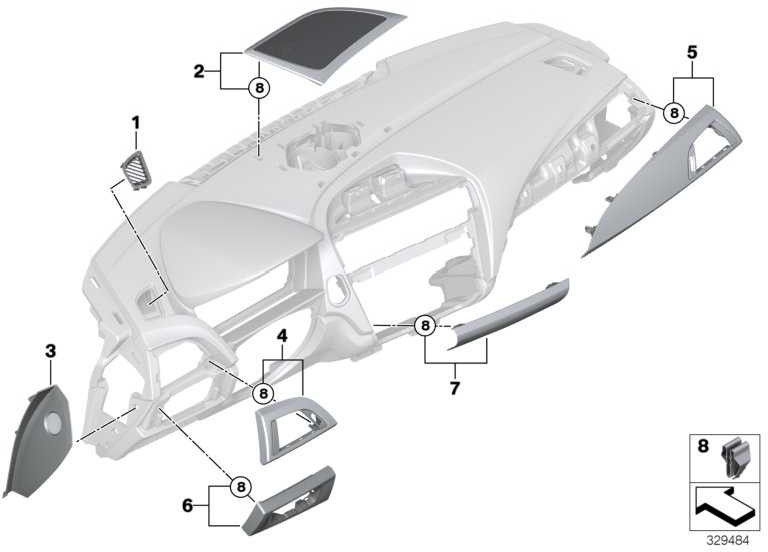 BMW本物の絞りI-Tafelブラックグロッシー。 Korallrot 2シリーズ1シリーズ（51459343844）| 51459343844