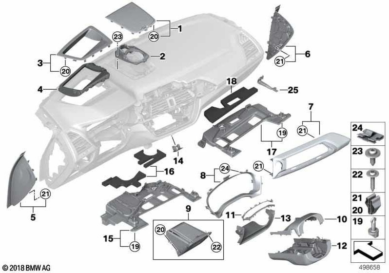 BMW純正アダプターセンタースピーカー（51459363477）| 51459363477