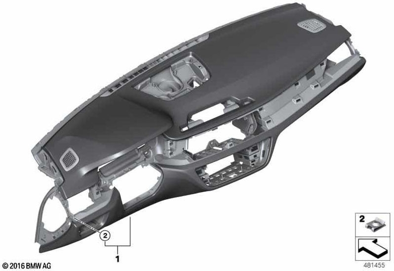 BMW本物のインストゥルメンテルヘッドアップディスプレイSchwarz（51459388876）| 5145938876