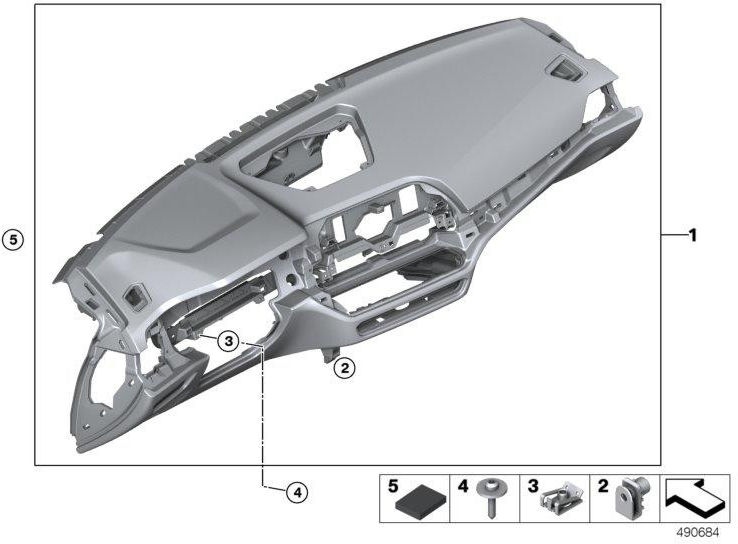 BMW純正I-Tafel Sensatecヘッドアップディスプレイブラック/ブラック（51459476412）| 51459476412