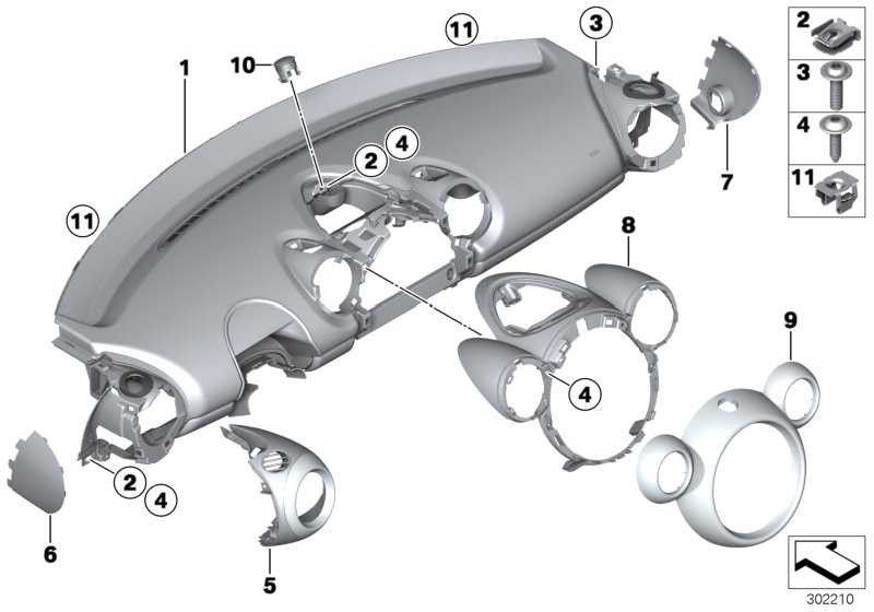 BMW純正Zierring Chrome -Plated Anthracite Mini（51459804883）| 51459804883