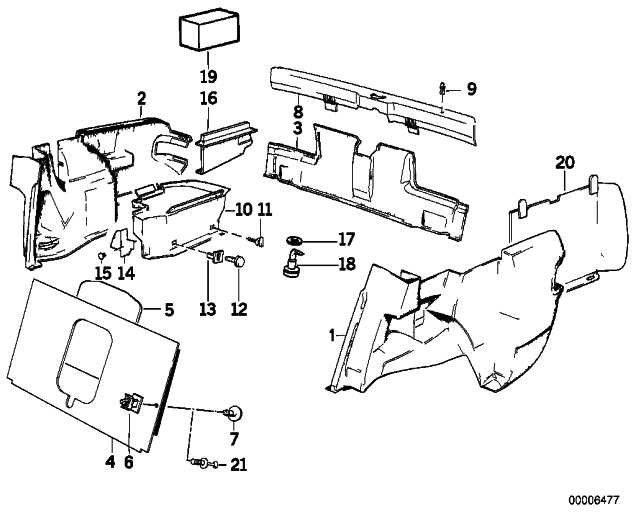 BMW純正閉鎖3シリーズX3（51471923983）| 51471923983