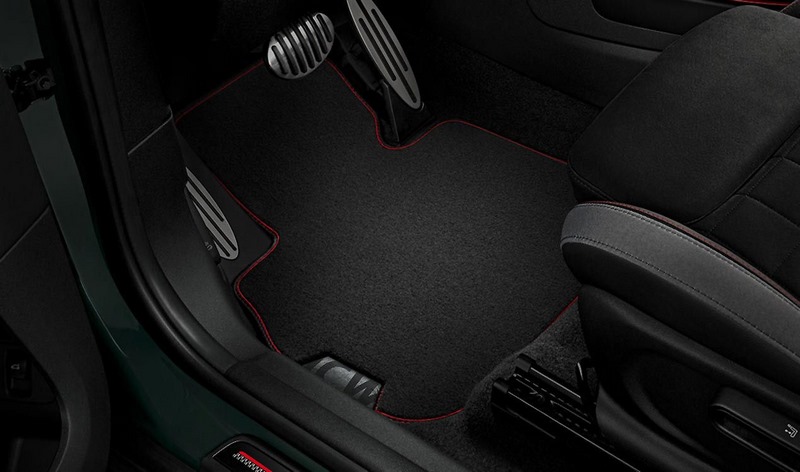 BMW純正ミニセットJCWフットプリントテキスタイルフロントF54 | 51472469130