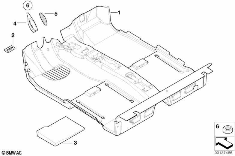 BMW純正フロアクラッドパンサーブラック（51477117969）| 51477117969