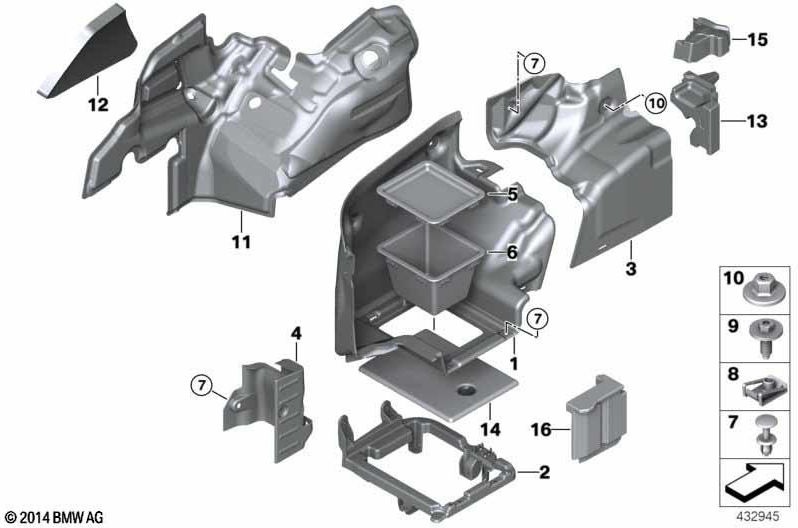 BMW純正クリーニング荷物コードRadhaus Left（51477289131）| 51477289131