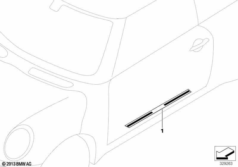 BMW純正ブレンドミニハイゲート（51477310523）| 51477310523