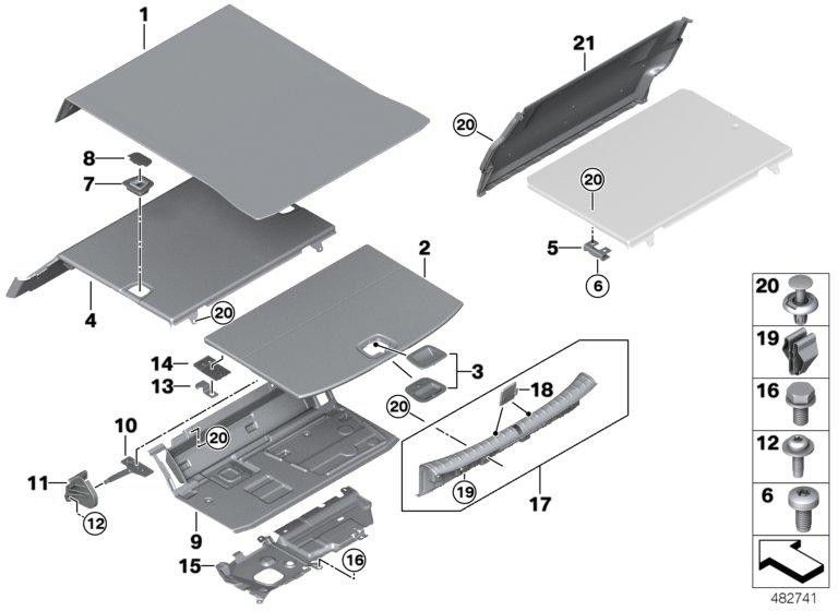 BMW純正ラッシュバー荷物格差（51477373562）| 51477373562